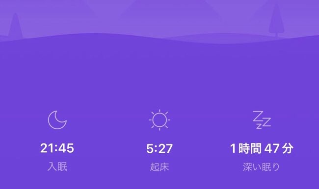 睡眠データ
